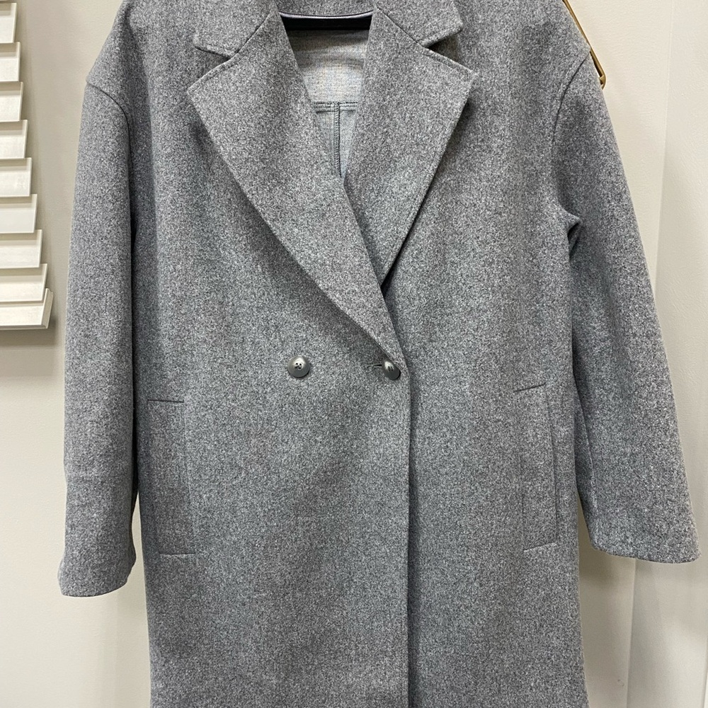 Topshop Riley Long Coat - Picture 2 of 6